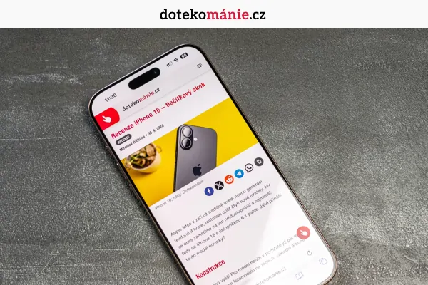 Recenze mobilní telefon Apple iPhone 16 Pro Max (2024)
